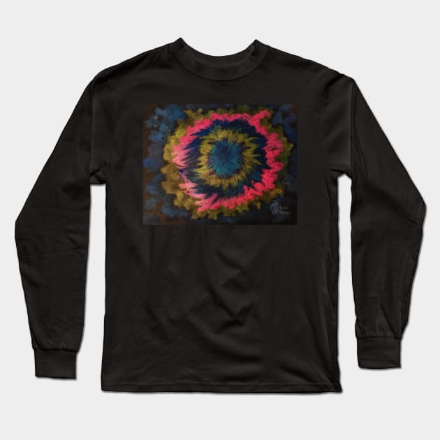 Abstract Oil Spill Long Sleeve T-Shirt by Matt Starr Fine Art